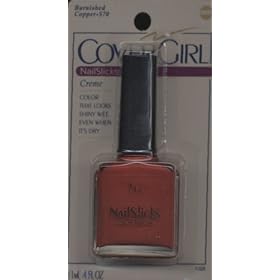 Cover Girl NailSlicks Burnished Copper 4 Fl OZ. Nail Polish (Pack of 2)