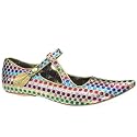 Irregular Choice Mary Piper Side T-bar Spots