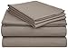 Superior Premium Cotton Flannel Sheets, All Season 100% Brushed Cotton Flannel Bedding, 4-Piece Sheet Set with Deep Fitting Pockets - Grey Solid, Queen Bed