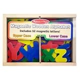 Melissa & Doug Magnetic Wooden Alphabet