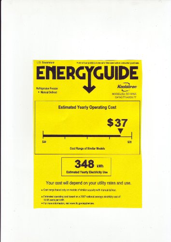 Koolatron BC-130SS Kool 130-Quart-Capacity Compact Fridge, Silver