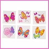 Butterfly Temporary Tattoos (144 pcs)