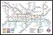 ロンドン地下鉄マップ London Underground Map <br> ポスター フレームセット