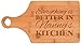 Everything Is Better in Nanny's Kitchen Decor Grandma Gift Decorative Paddle Shaped Wood Serving Board