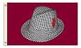 NCAA Alabama Crimson Tide Houndstooth Hat 3-by-5 Foot Flag with Grommets