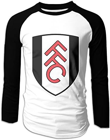 SuperYY Men's Fulham Football Club Raglan Baseball T-Shirt
