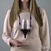 Wine Glass Holder Necklace -Black -Set of 2