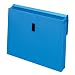 Globe-Weis Laminated Expanding Wallet, Letter Sized, 3-1/2 Inch Expansion, Blue, (12530GW)