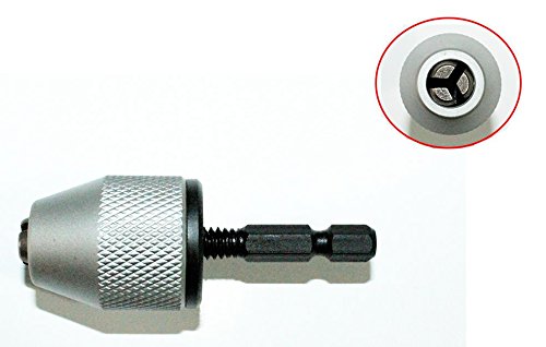 Generic YZ_7**2639**8**YZ_7 Chuck Adapter ersion for Power or Pow 1/4" Capacity act D Keyless Conversion - 1/4 Impact Driver - YZ_US7_160510_1336
