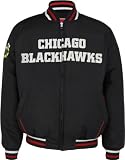 Chicago Blackhawks Full-Zip Reversible Microfiber Varsity Jacket