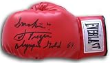 Joe Frazier Signed Everlast Boxing Glove (Smokin Joe Frazier - Olympic Gold 64) - Boxing -