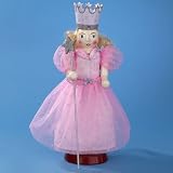 Kurt Adler OZ0104 Wooden Wizard of Oz Glinda Nutcracker, 15-Inch