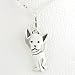 chihuahua3  - Chihuahua Pendant in Sterling Silver on 16 Box