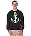 Awkwardstyles Anchor White Crewneck Sea Marine Sailor Sweatshirt + Bookmark