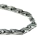Tungsten Carbide Men\'s Wheat Link Necklace Chain