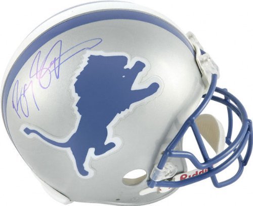 Barry Sanders Autographed Pro-Line Helmet | Details: Detroit Lions, Authentic Riddell Helmet