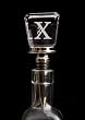 Monogram Glass Wine Stopper - X Monogram Glass Wine Stopper - X