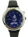 Disney Mickey Mouse Music Analog Watch Black Band w/ Blue Dial