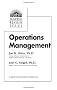 Operations Management: A Streamlined Course for Students and Business People (Barron's Business Review Series)