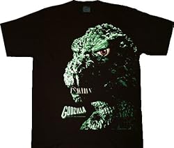 Godzilla Portrait Black T-shirt Tee