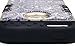 Bastex Heavy Duty Hybrid Case for iPhone 5, 5S - Black Silicone / Antique Gold & Silver Circles Design Hard Cover