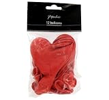 Paperchase 12x12 Balloons. Red Heart Design