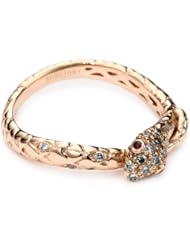 Borgioni Rose Gold Stackable Snake Band , Size 7