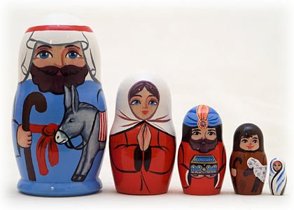 BABY JESUS NESTING DOLL