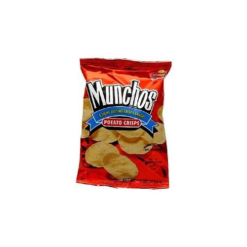 Munchos Potato Crisps, 6.25oz (Pack of 4)