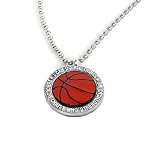 Forgiven Jewelry - Colorful Basketball Pendant Necklace 