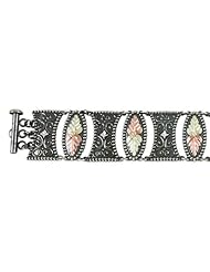 Black Hills Gold by Coleman Black Oxidized Sterling Silver Bracelet
