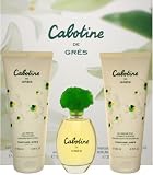 Cabotine by Gres for Women 3 Piece Set Includes: 3.4 oz Eau de Toilette Spray + 6.76 oz Perfumed Body Lotion + 6.76 oz Perfumed Bath and Shower Gel
