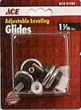 SHEPHERD HARDWARE 51720 ACE NICKEL BASE THREADED SYSTEM CUSHION GLIDE (pack of 6)
