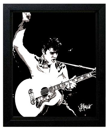 Elvis Presley Guitarman 8 x 10 Framed Print
