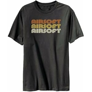 Airsoft Retro Color Sport Herren T-Shirt (Dunkelgrau, Größen X-Small - XXX-Large) Airsoft Retro Color Sport Herren T-Shirt (Dunkelgrau, Größen X-Small - XXX-Large)