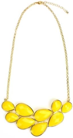 Merdia Drop Shape Bubble Choker Necklaces 11"