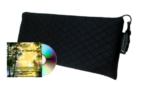 Sleepsonic Executive Black Quilt Stereo Speaker Pillow
