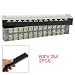 2 Pcs Dual Row 12 Position Screw Terminal Barrier Strip 600V 25A