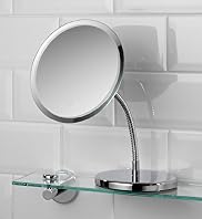 Freestanding Round Cosmetic Mirror