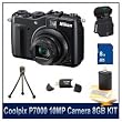 Nikon CoolPix P7000 Digital Camera 10MP, 3