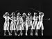 Saks Fifth Avenue Fashion Shot of Model Swinging Golf Club Photographic Poster Print by Gjon Mili, 24x32