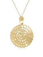 Bellavita Collar Oval Rolo W/ Flat Disc plata de ley 925 milésimas