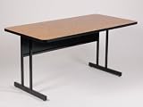 24 x 36 Computer Table Workstation-29H-Blue (Blue) (29H x 36W x 24D)