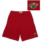 Minnesota Wild NHL Defender Shorts (Dk Red)