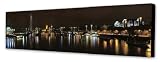 Waterloo Bridge facing west canvas print artwork