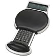 Datexx MouseStation Executive Leather Mouse Pad with Calculator and World Time Clock - 215WTLG