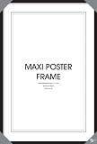 Black Wooden 61x91.5cm Maxi Poster Frame