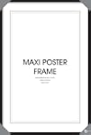 Cadre en bois noir affiche 61x91.5cm...