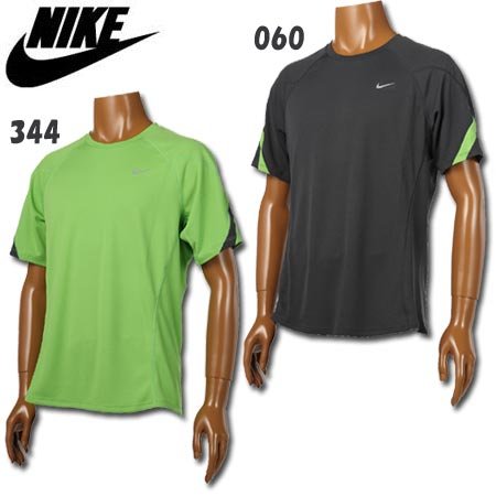 NIKE（ナイキ） 【メンズ】【ランニング】 DRI－FIT ベーシックS／S Tシャツ 半袖　グレー