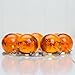 7pcs/set 2.5cm Dragon Ball Z New In Bag 7 Stars Crystal Balls Keychain Pendant 1 2 3 4 5 6 7 star Complete set